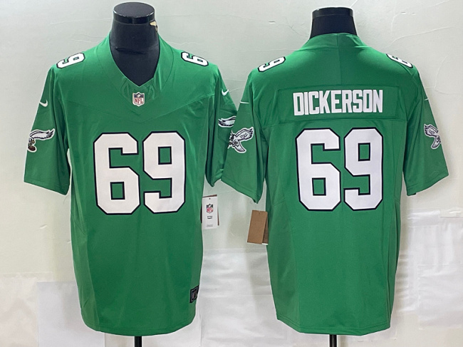 Men's Philadelphia Eagles #69 Landon Dickerson Green 2023 F.U.S.E. Vapor Untouchable Stitched Football Jersey Men's Philadelphia Eagles #69 Landon Dickerson Green 2023 F.U.S.E. Vapor Untouchable Stitched Football Jersey
